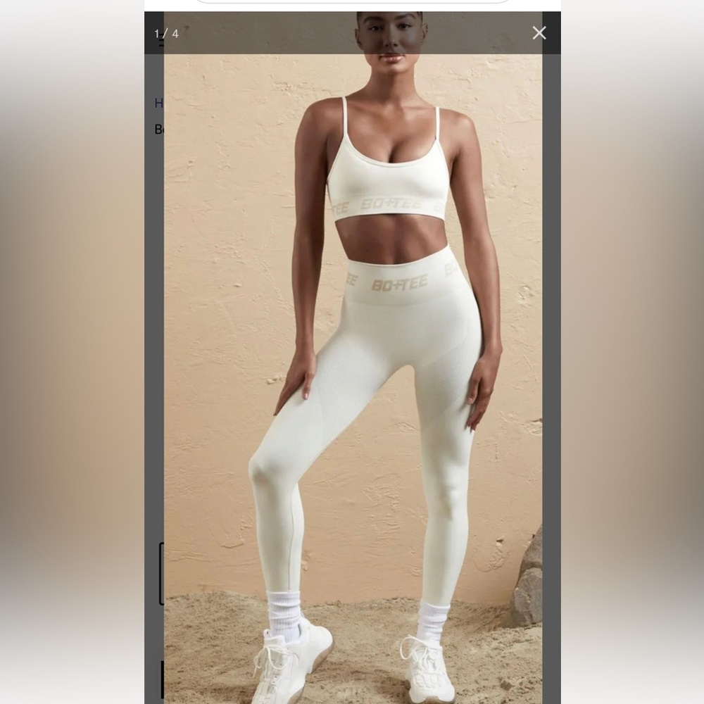 BO+TEE complete set! Leggings, shorts, sports bra set! NWT